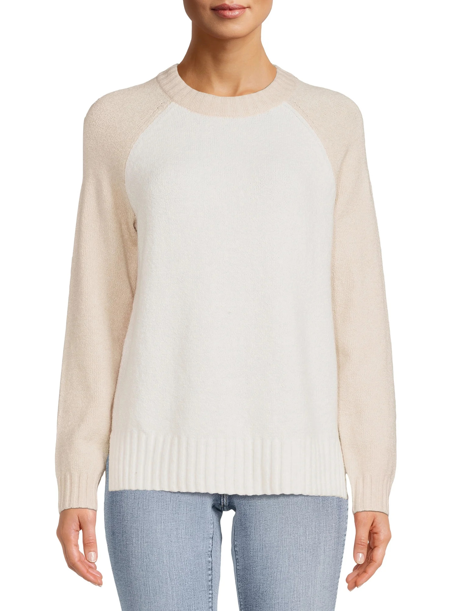 Time and Tru Women's Super Soft Pullover Sweater - Walmart.com | Walmart (US)