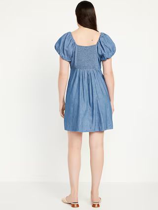 V-Neck Mini Swing Dress | Old Navy (US)