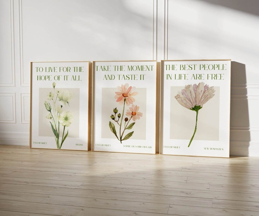 Three Print Set Taylor Swift Lyric Posters August - Etsy Canada | Etsy (CAD)