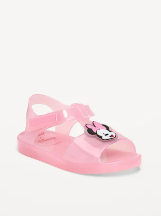 Disney© Minnie Mouse Jelly T-Strap Sandals for Toddler Girls | Old Navy (US)