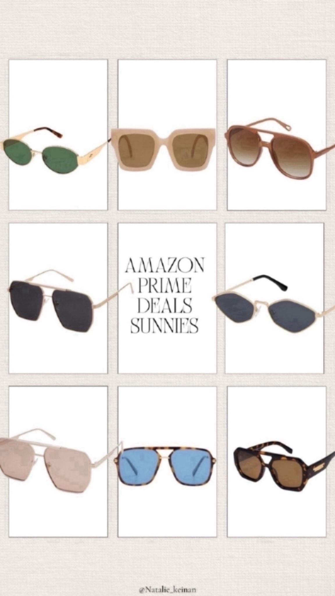 Amazon prime sunnies!





#LTKdayinmylife #LTKSaleAlert #LTKSeasonal