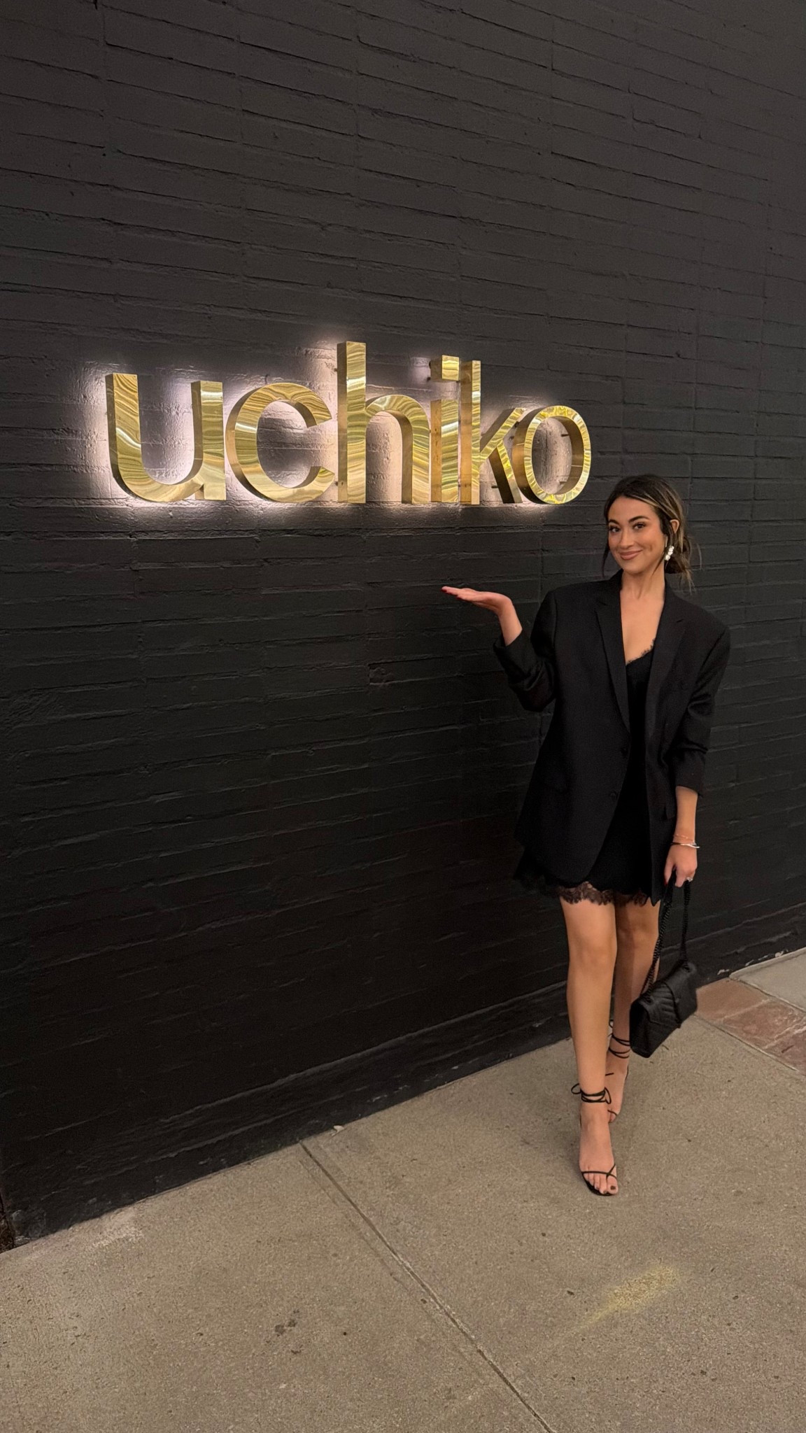 Date night outfit! #slipdress #aritzia #allblackoutfit 