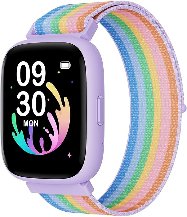 BIGGERFIVE Smart Watch for Kids, 1.8" Fitness Tracker Watch Pedometer, Heart Rate, IP68 Waterproo... | Amazon (US)