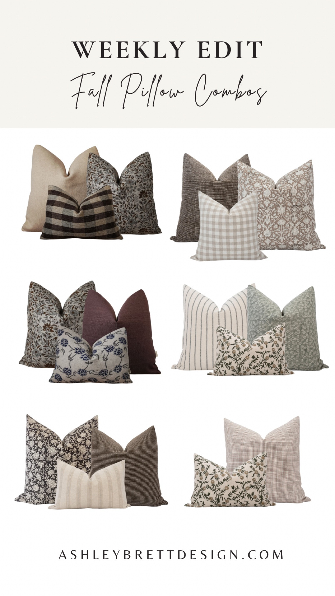 Fall pillow combos

Moody pillows, floral pillows, pillow covers, fall decor, living room decor 

#LTKcasa #LTKautumn #LTKcanada