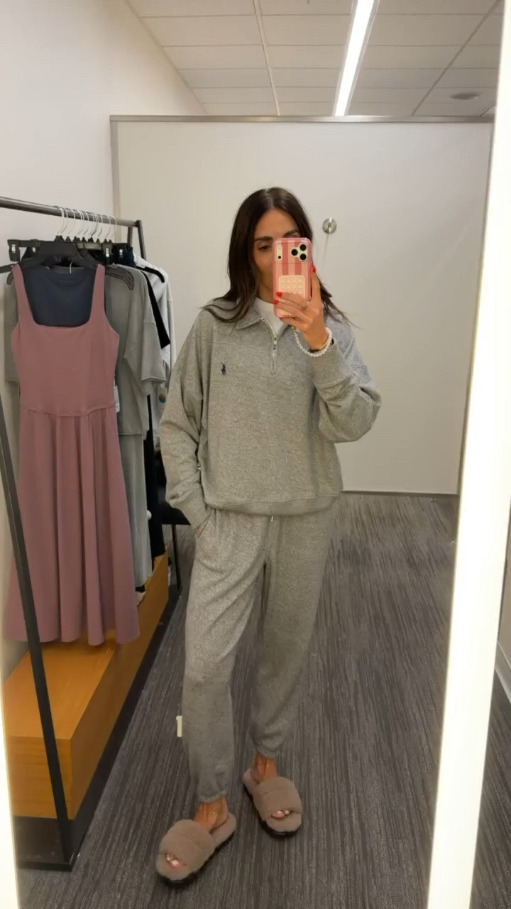 MONTHLY BEST SELLER 
Nordstrom Anniversary Sale, nsale. Ralph Lauren set, size up. I'm wearing size M in sweatshirt and pants.

#LTKSaleAlert #LTKOver40