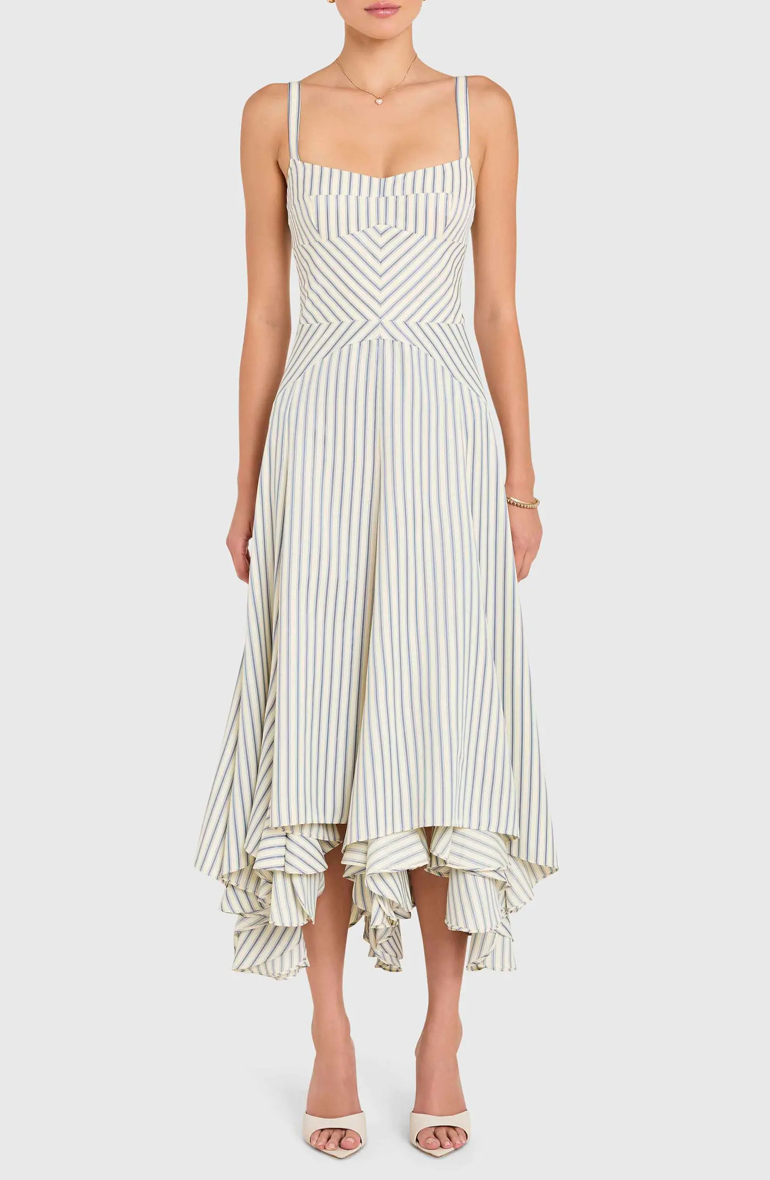 Monterey Stripe Handkerchief Dress | Nordstrom