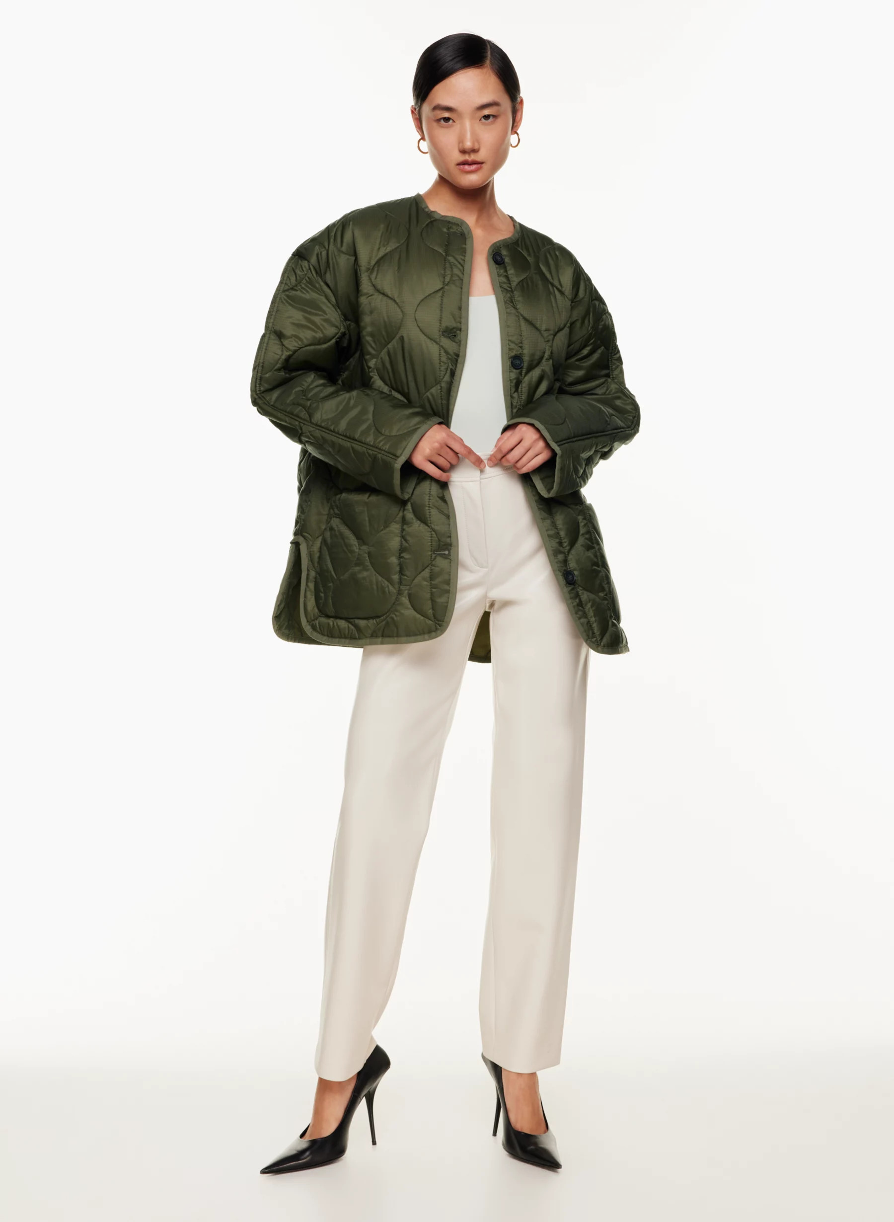 EVERGREEN QUILTED JACKET | Aritzia
