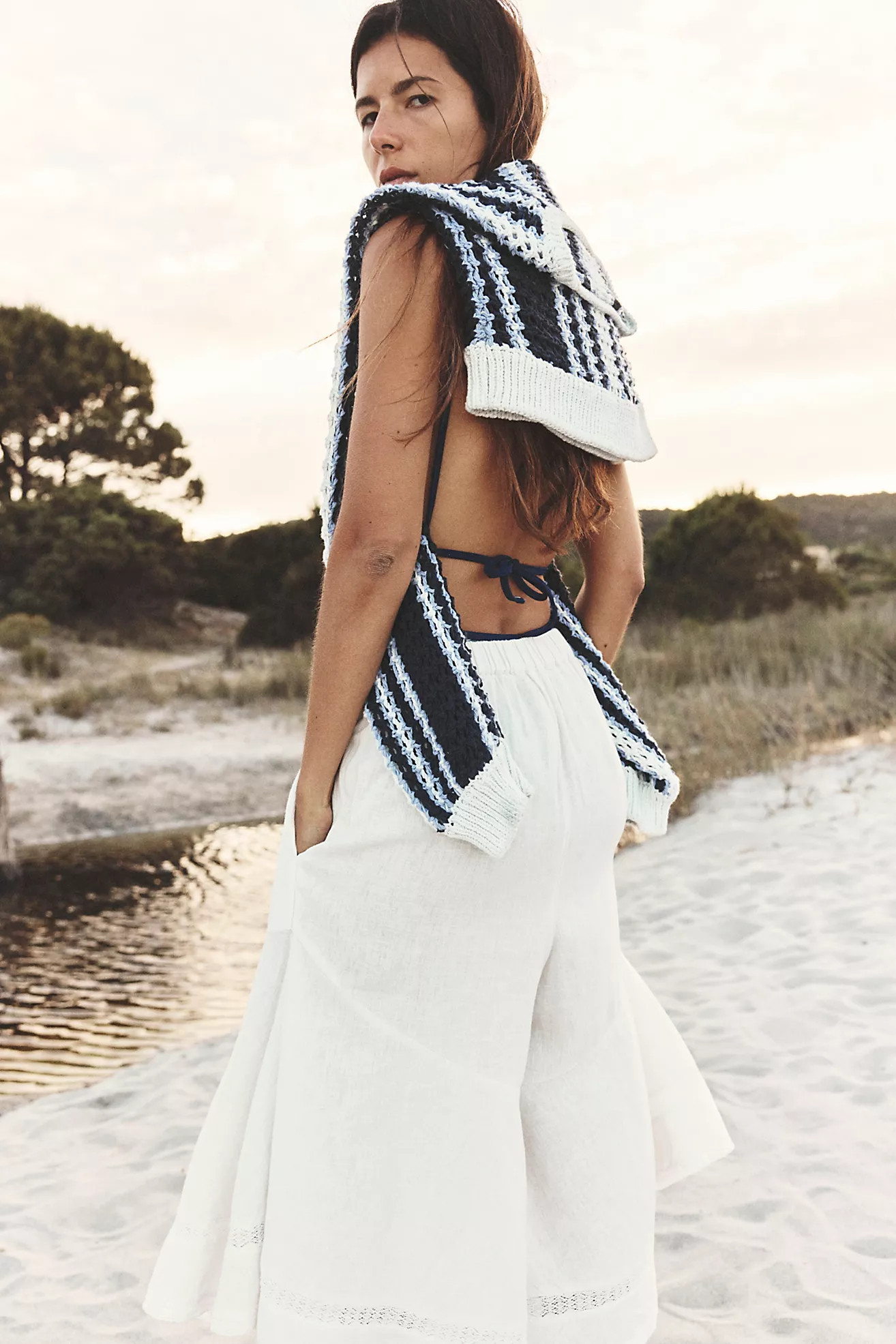 Celina Linen Culotte Pants | Free People (Global - UK&FR Excluded)