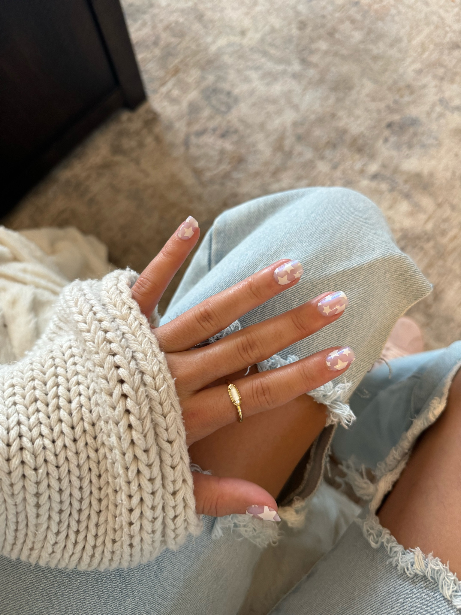 POV it’s nail day but you did press-ons….