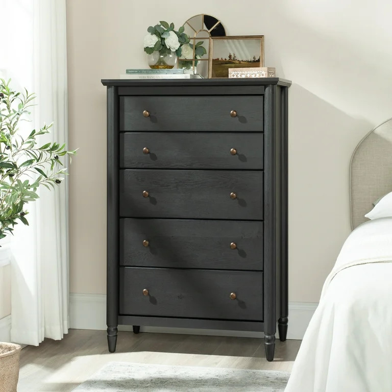My Texas House Monroe 5-Drawer Dresser, Raven Black Oak Finish | Walmart (US)