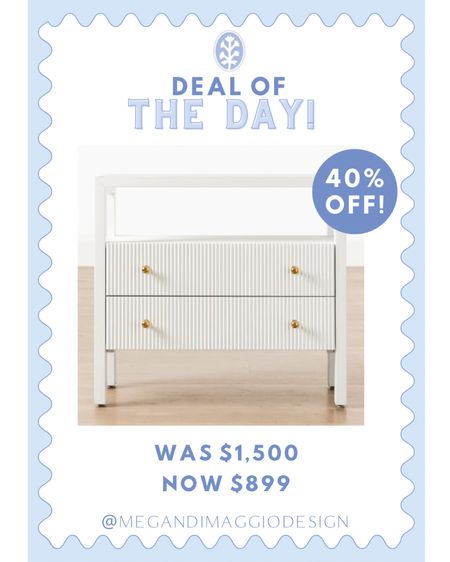 And great news if you’ve been eyeing this pretty fluted 2 drawer nightstand!! It’s now 40% off and I love that it has a top shelf!! 😍

#LTKsalealert #LTKhome #LTKfamily