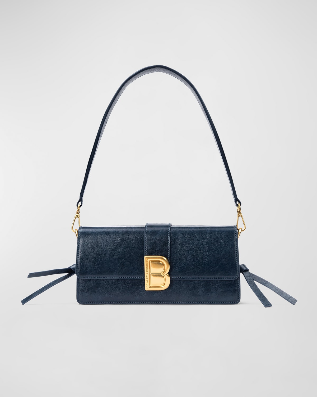 Nia Leather Shoulder Bag | Neiman Marcus