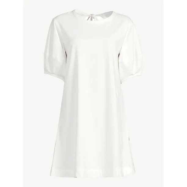 Free Assembly Women’s Balloon Sleeve Dress | Walmart (US)