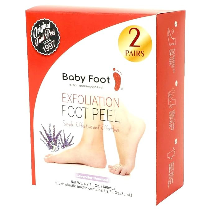 Baby Foot 2 PACK ORIGINAL FOOT PEEL - 2 TREATMENTS INCLUDED | Amazon (US)