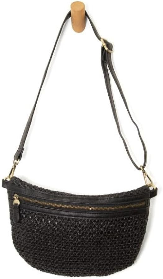 Joy Susan Women's Fashion Purse Nova Faux Cane Sling Belt Bag | Amazon (US)
