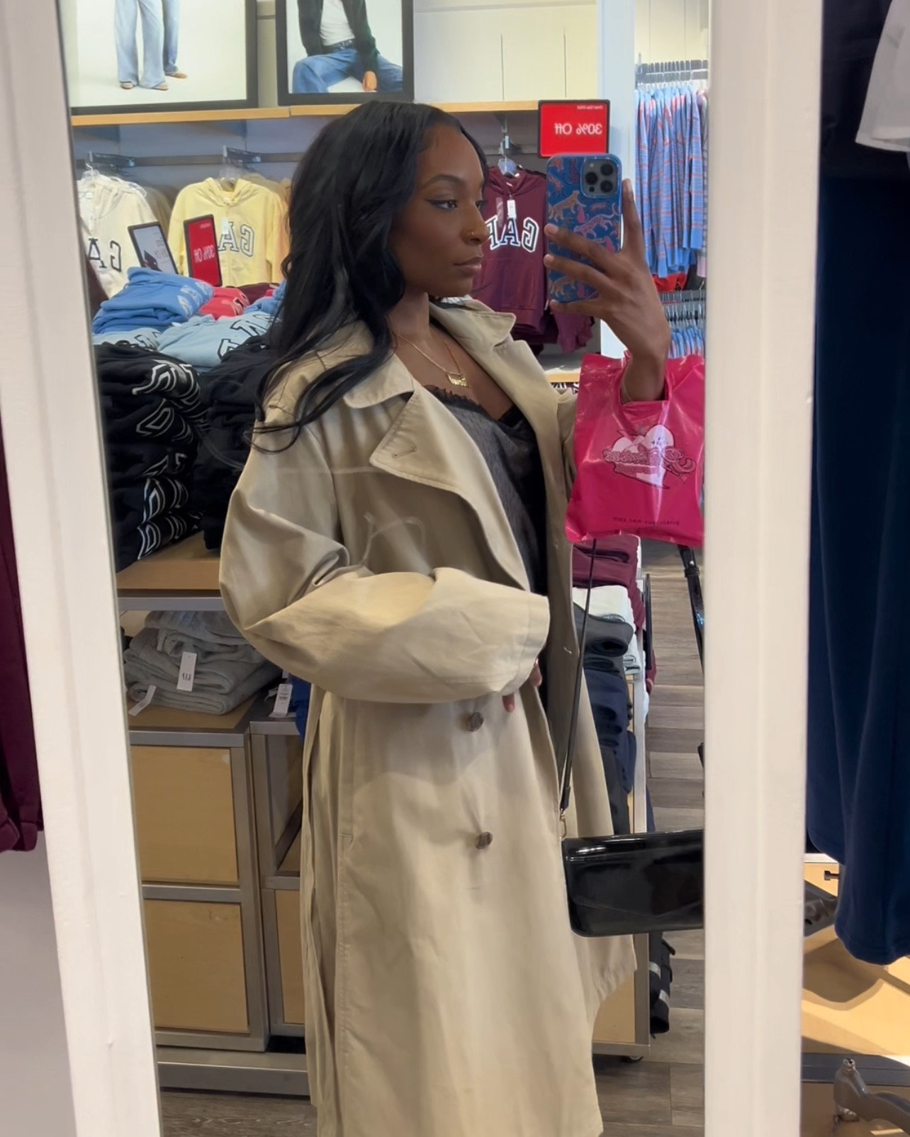 Nothing is sexier than a trench coat, am I wrong? Size XXL 🫶🏾

#LTKootd