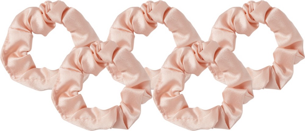 Blush Satin Scrunchies | Ulta