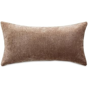 MICHAEL AMINI The Smith 13x24 Chenille Pillow in Truffle Brown in Set of 2 | Amazon (US)