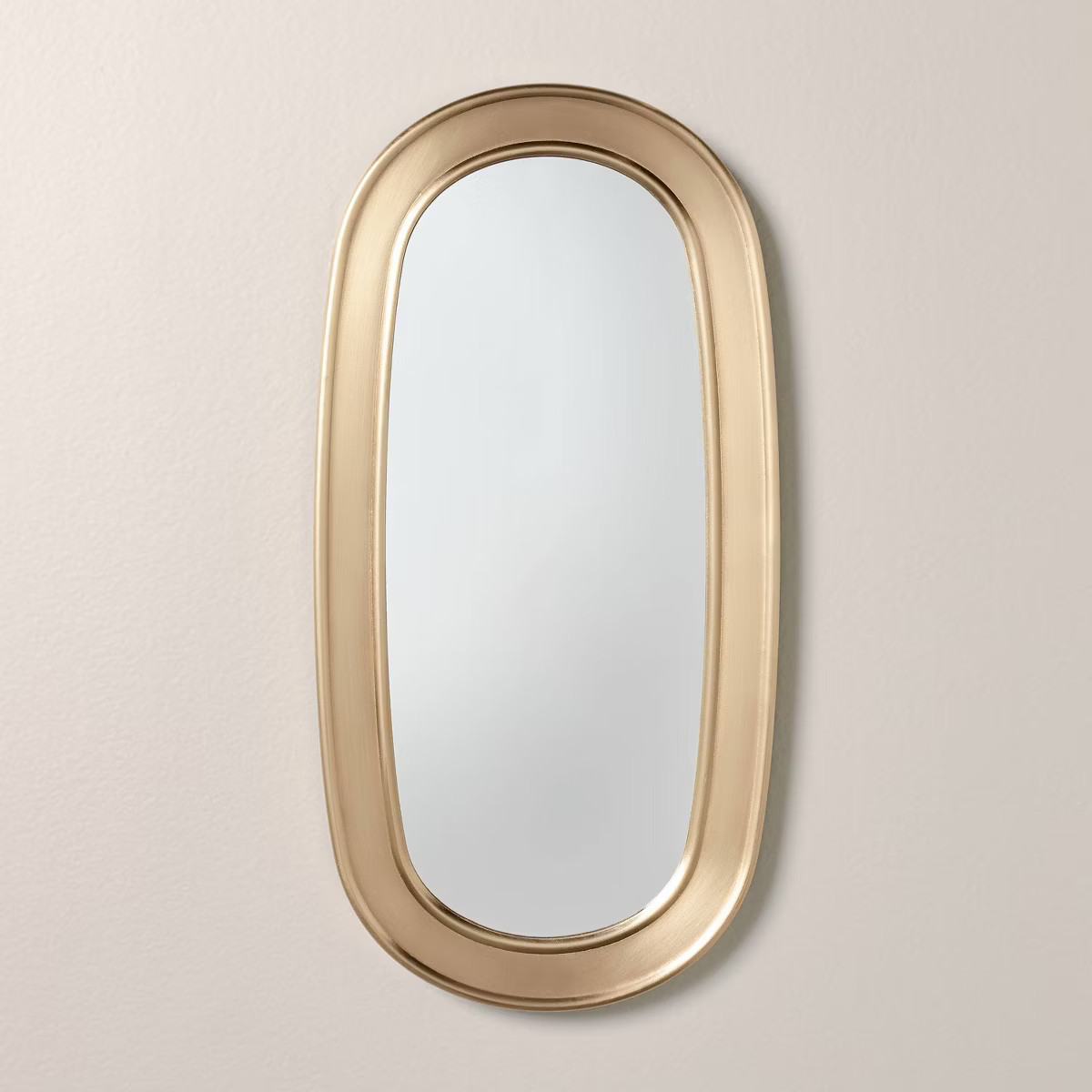 16" Brass Finish Oval Mirror - Hearth & Hand™ with Magnolia | Target