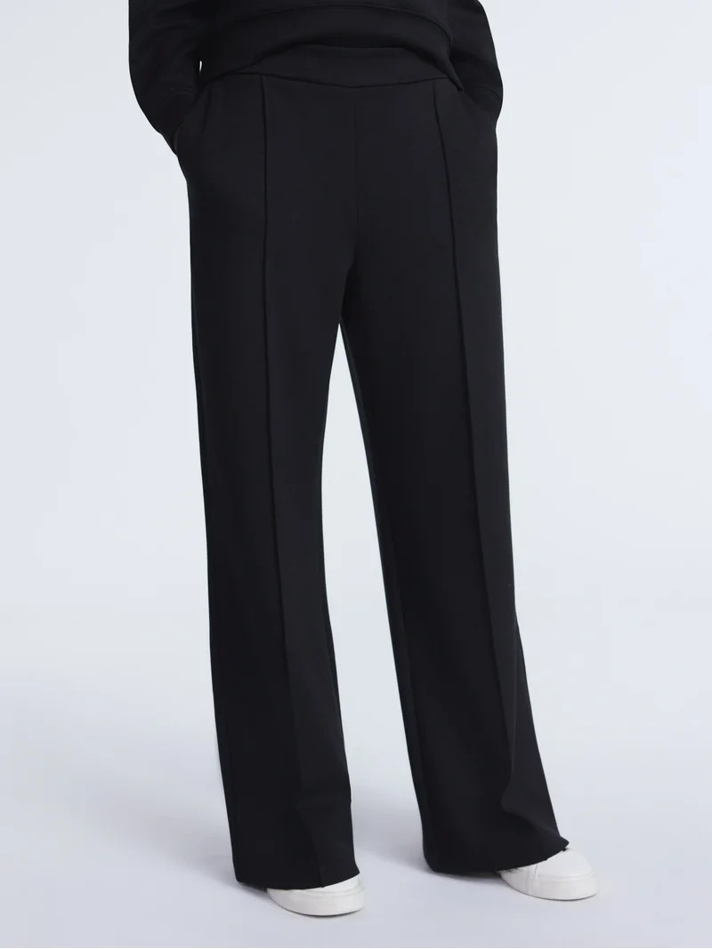 Scoop Women’s and Women’s Plus New Scubaknit Seamed Sweatpants, Regular and Short Lengths, Si... | Walmart (US)