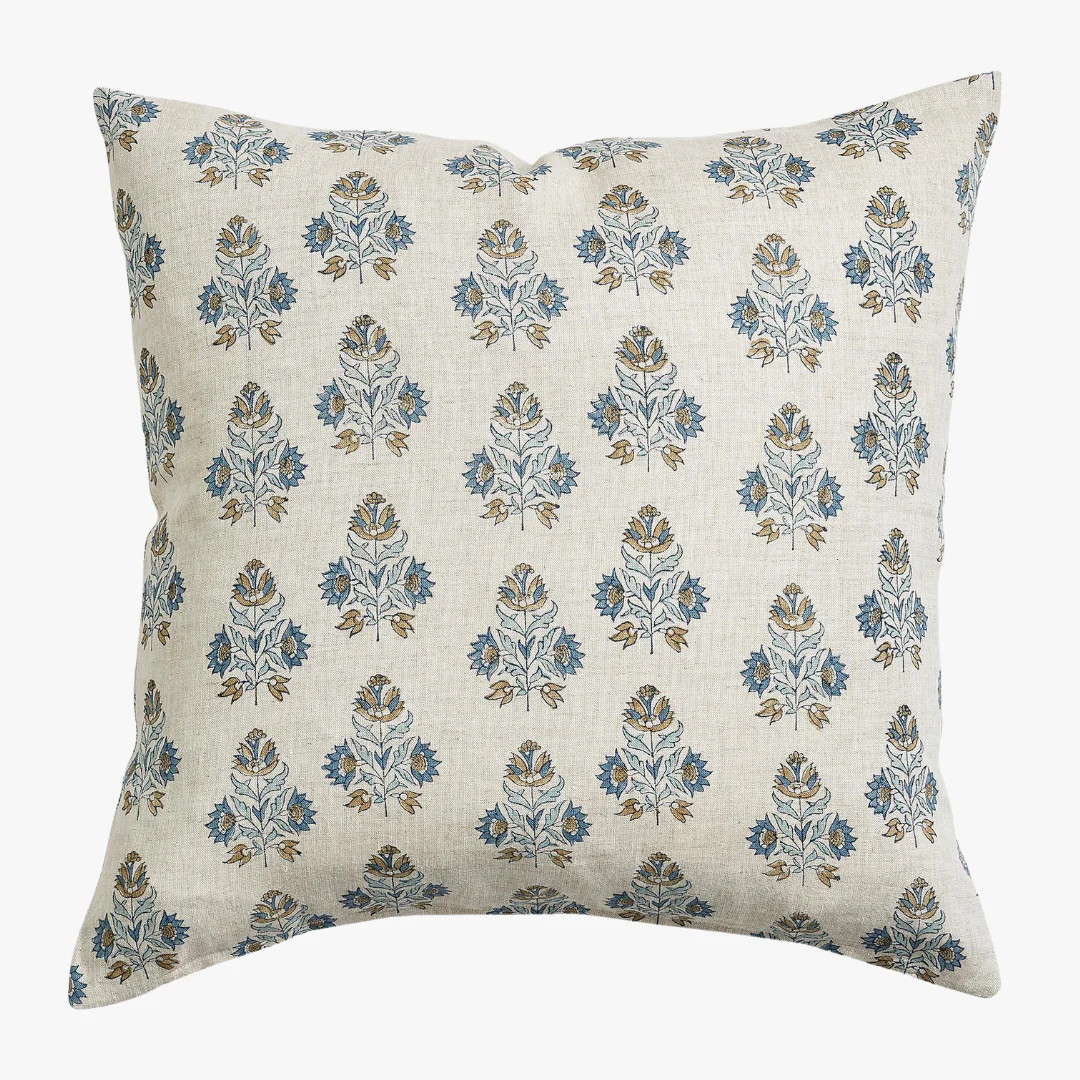 Ankara Fresh Azure Pillow Cover | Dear Keaton