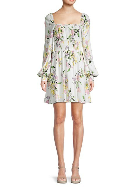 Josephine Floral-Print Dress | Saks Fifth Avenue OFF 5TH