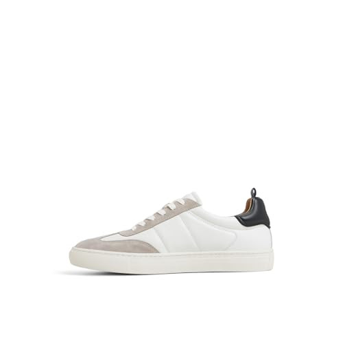 Brooks Brothers Men's Emmerson Leather Casual Court Sneaker, White, 13 | Amazon (US)