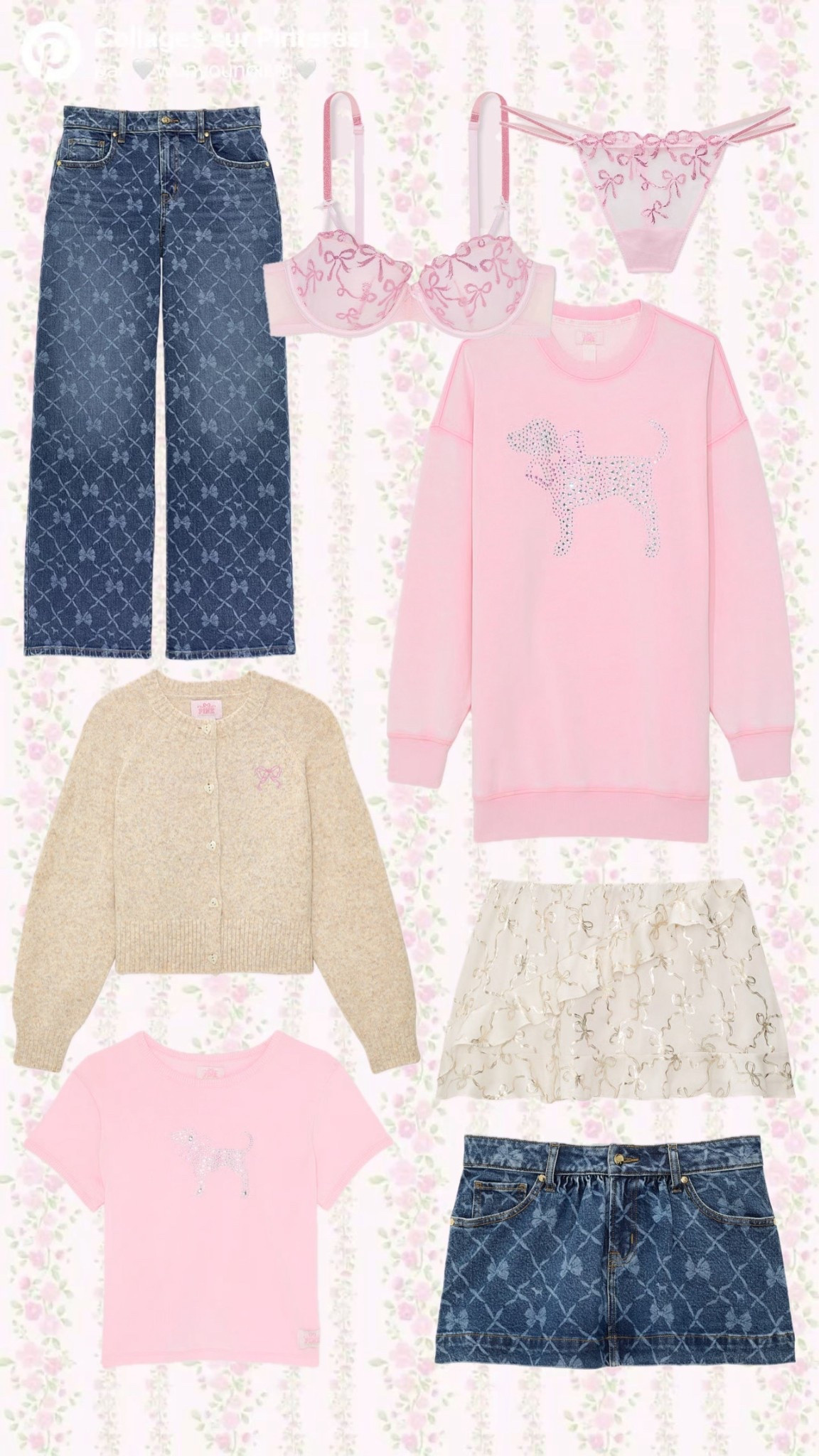 my picks from LoveShackFancy X Victoria’s Secret Pink winter collection 🩷  I bought both the denim skirt & jeans, & I may go back for more once I exchange my sizes 🎀

#LTKHoliday #LTKSeasonal #LTKGiftGuide