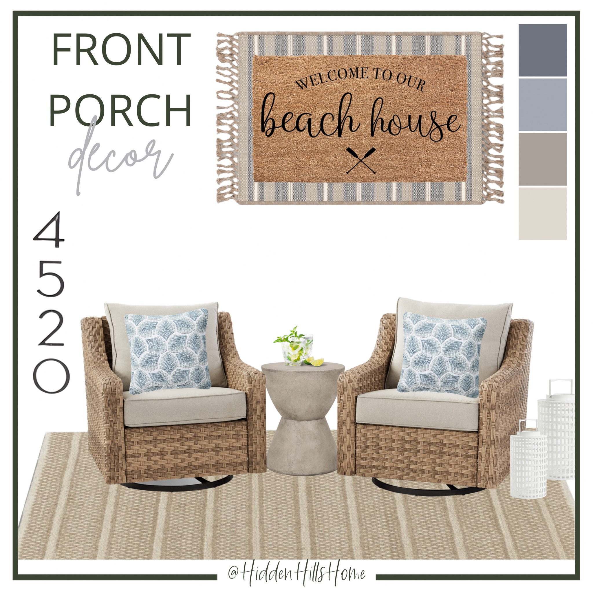 Spring porch, spring patio, outdoor furniture, beach house porch decor, home decor, outdoor swivel chairs #outdoor #patio #porch #spring #homedecor

#LTKSeasonal #LTKsalealert #LTKhome