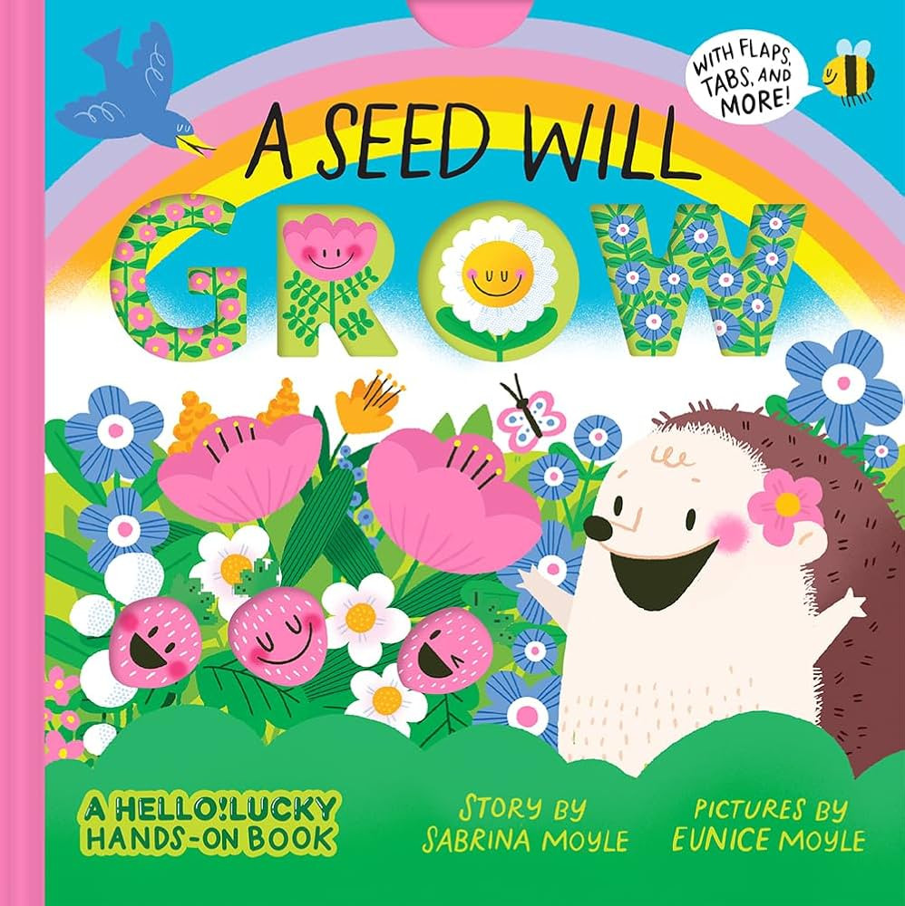 A Seed Will Grow (A Hello!Lucky Hands-On Book): An Interactive Board Book (A Hello!Lucky Book) | Amazon (US)