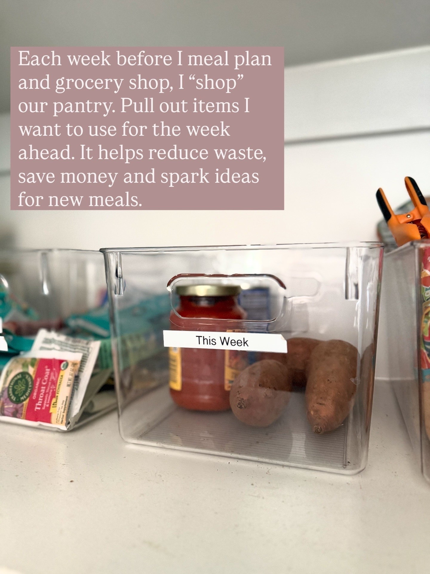 Each week before I meal plan and grocery shop, I "shop" our pantry. Pull out items I want to use for the week ahead. It helps reduce waste, save money and spark ideas for new meals.

#LTKHome #LTKFamily #LTKKids