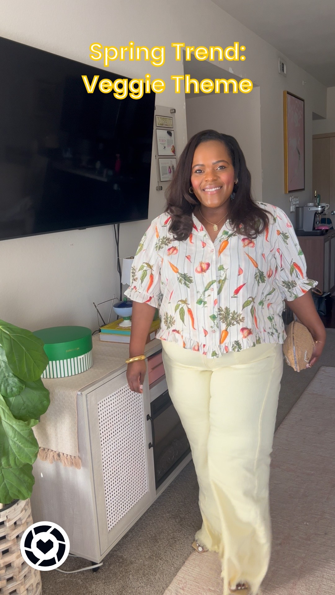 Loving the veggie 🥦 and fruit 🍌 theme this Spring as a fun trend to try!! Top from Anthropologie! 

#LTKStyleTip #LTKMidsize #LTKFindsUnder100