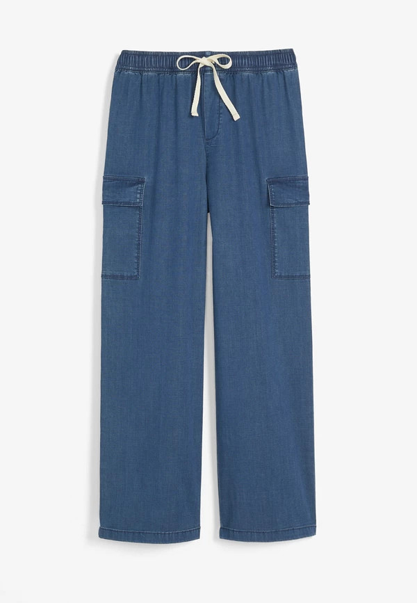 Girls Chambray Cargo Pant | Maurices