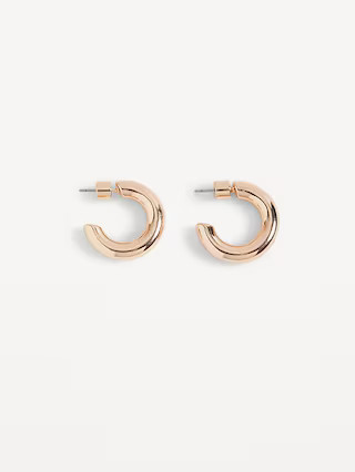 Gold-Toned Hoop Earrings for Women | Old Navy (US)