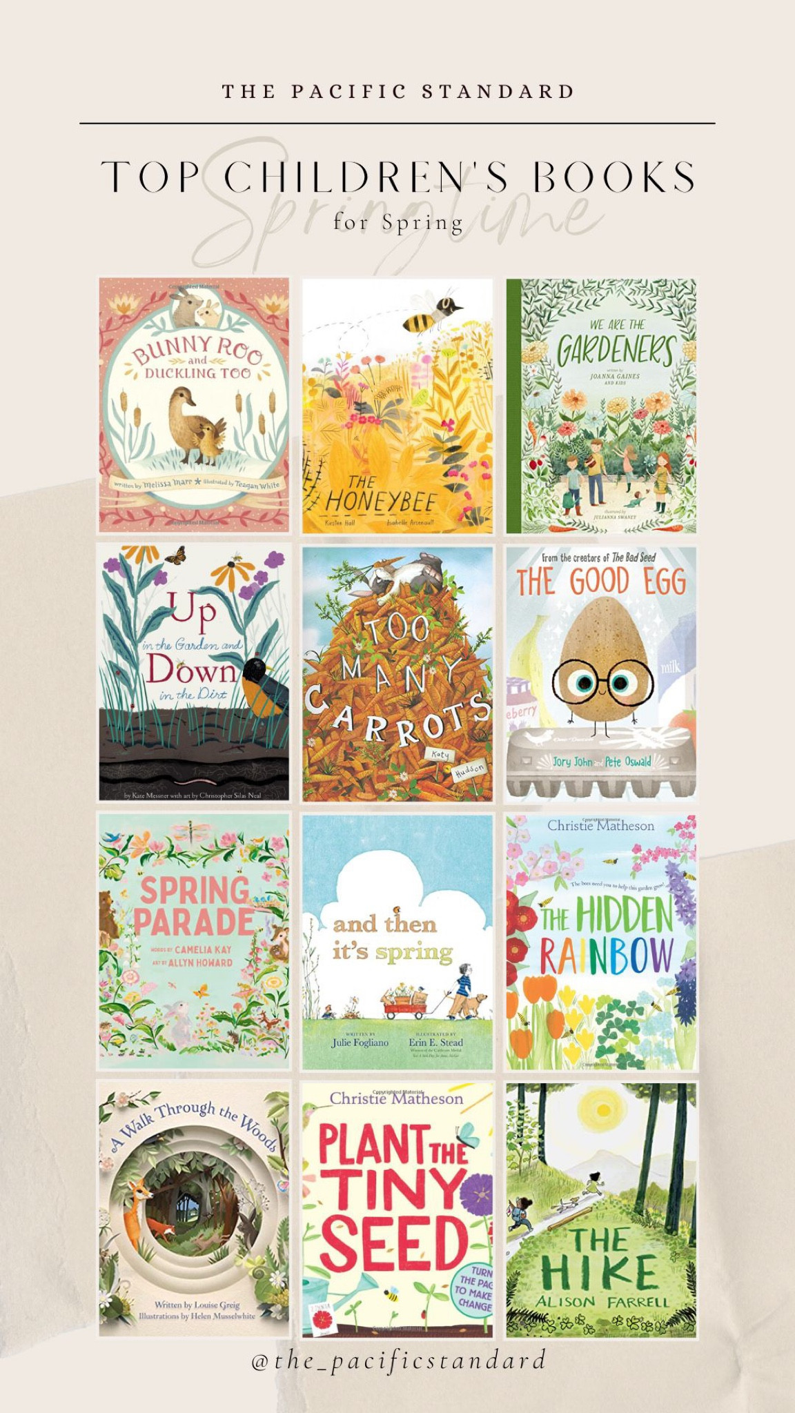 TOP CHILDREN’S BOOKS - Spring 2023 season! | Easter books, springtime books, children’s books, Easter 

#LTKfamily #LTKFind #LTKSeasonal