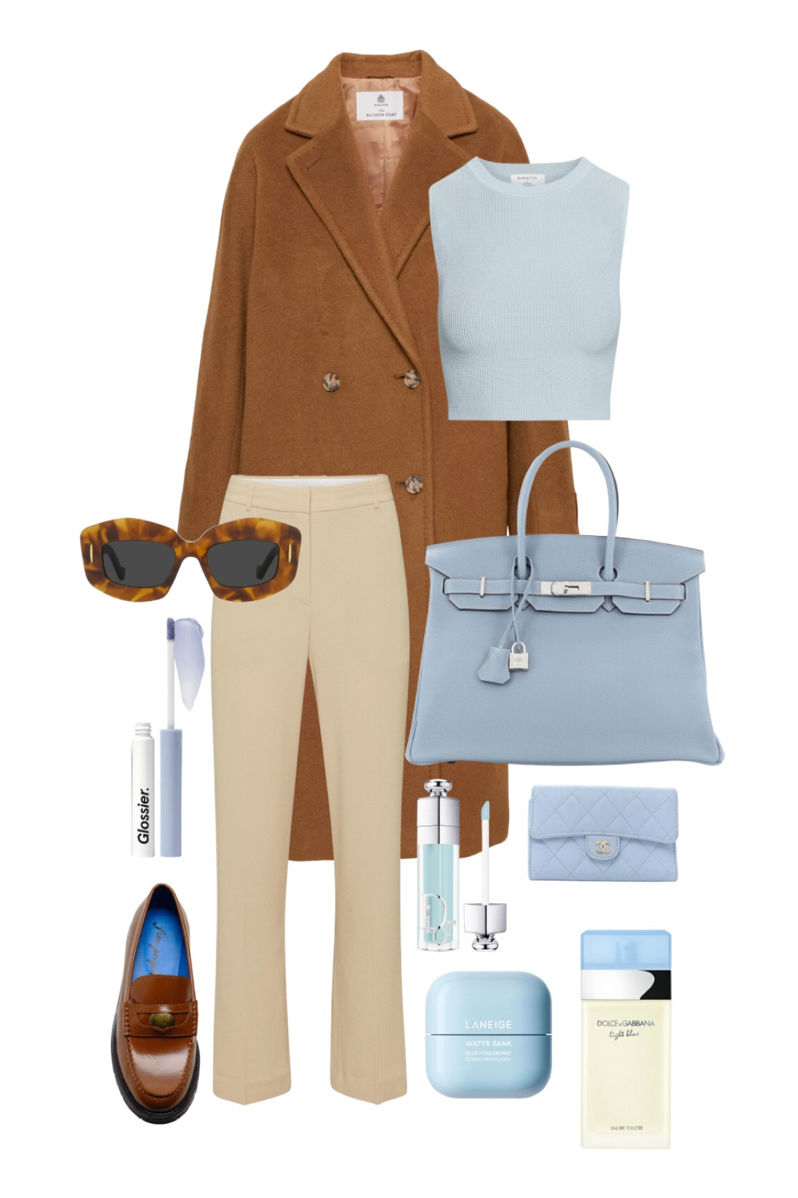 These two opposing colors create such a buttery, rich outfit that is flattering on any skin tone! 🩵🤎 Wear this to work or to the shops! 🛍️

#LTKitbag #LTKSeasonal #LTKstyletip