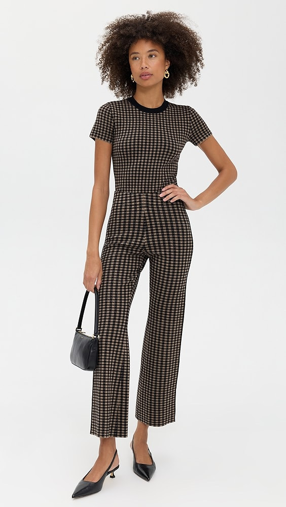 Gingham Flare Pants | Shopbop