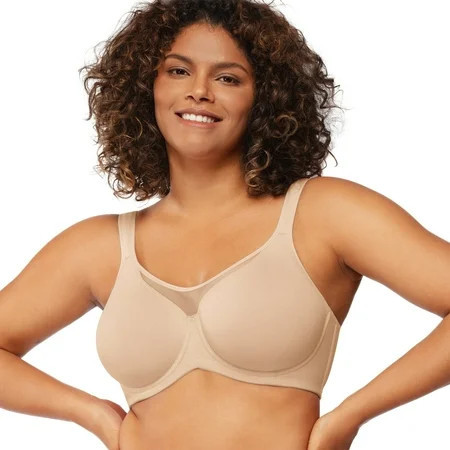 HSIA Plus Size Bras for Women Smoothing Full Coverage Minimizer Bras with Unlined Light Beige 44DDD | Walmart (US)