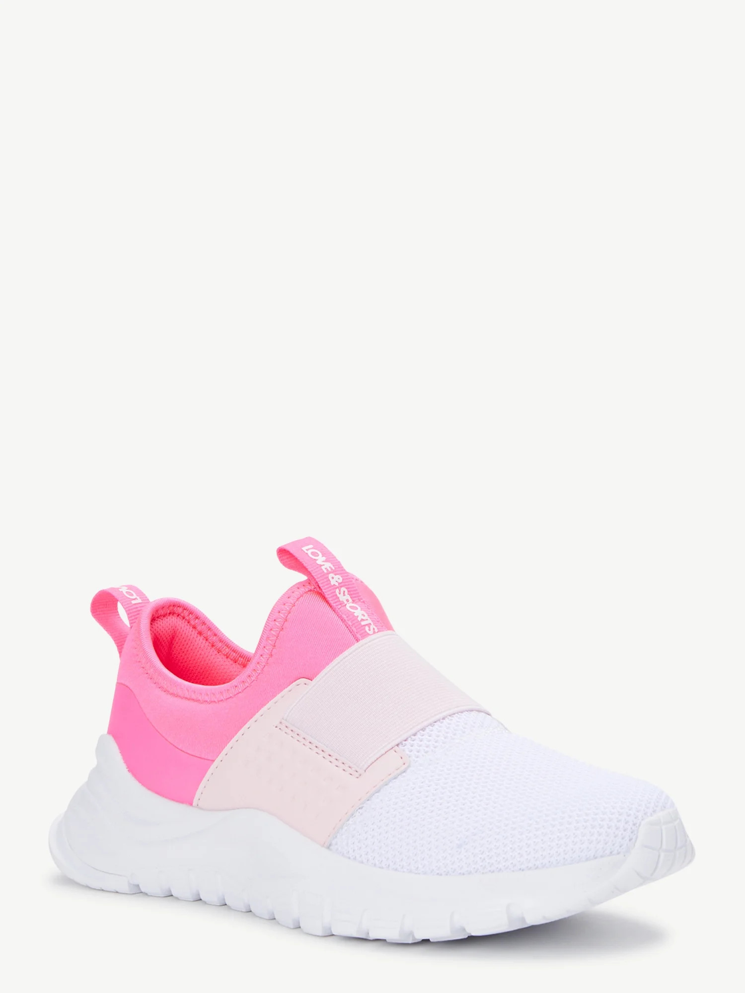 Love & Sports Women's Slip-on Colorblocked Athletic Sneakers - Walmart.com | Walmart (US)