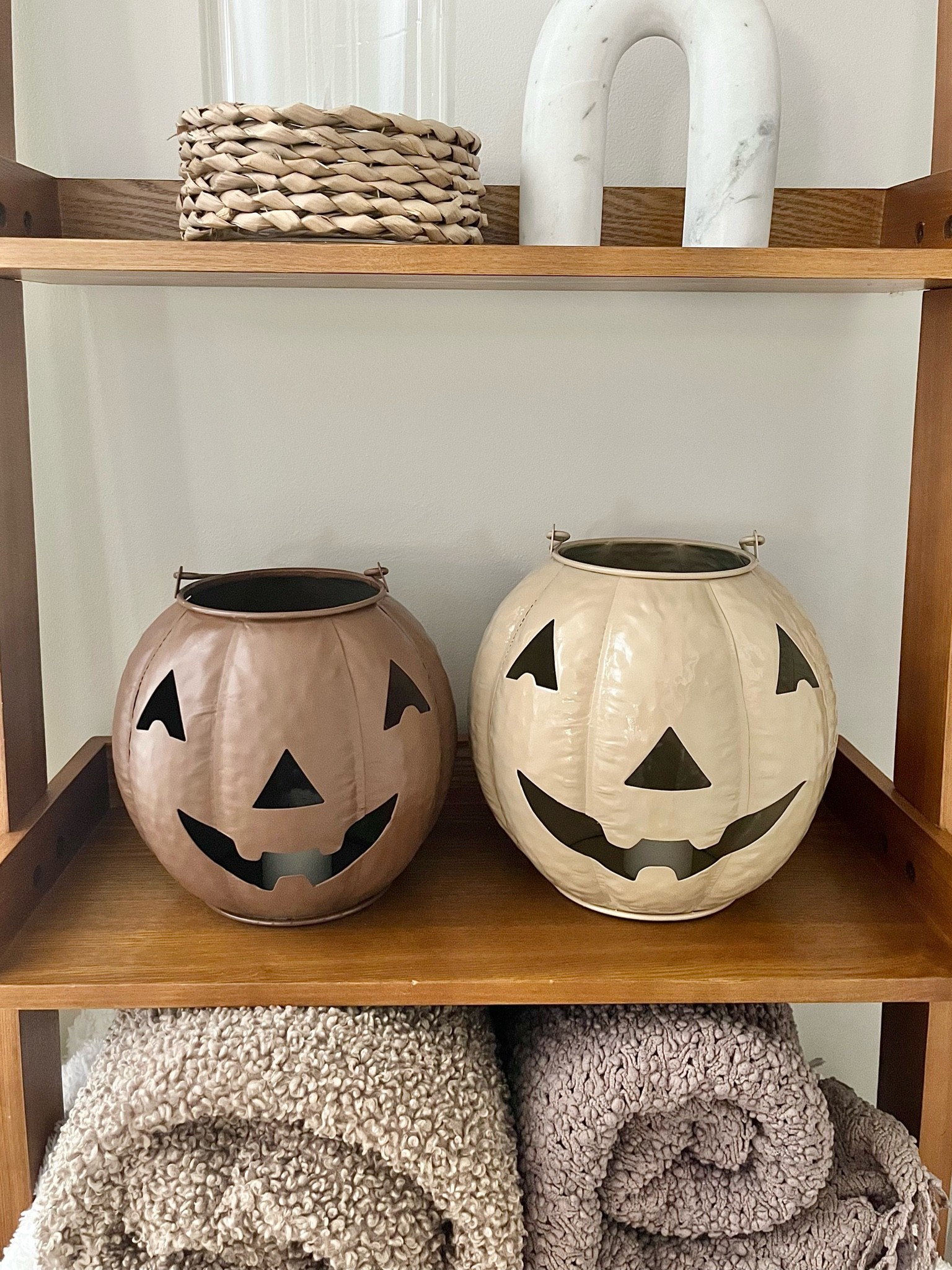 Michaels galvanized pumpkin f glow up to neutral

#LTKunder50 #LTKhome #LTKSeasonal