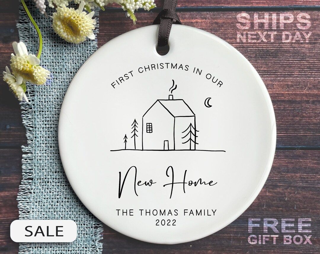 New Home Ornament - First Christmas in our New Home 2022 | Etsy (US)