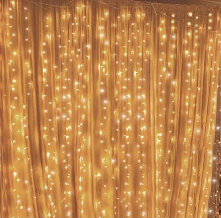 Twinkle curtain lights 

#LTKhome