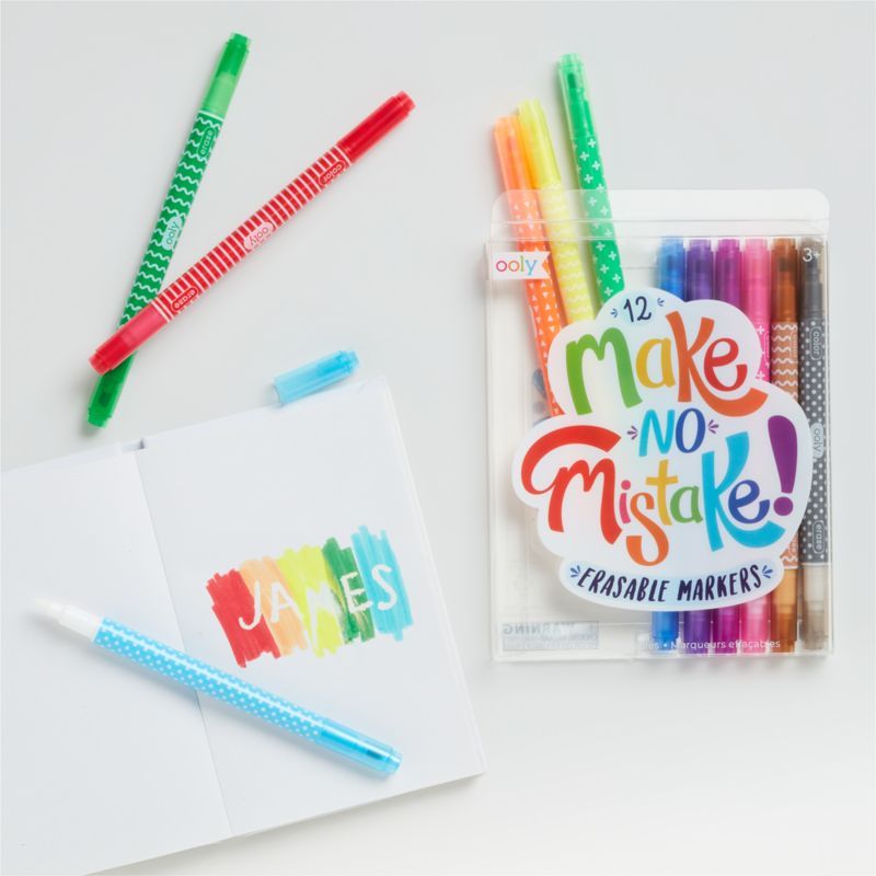 Ooly Make No Mistake Markers | Crate & Kids | Crate & Barrel