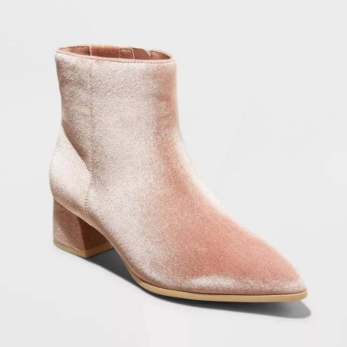 Women's Delilah Heeled Ankle Boots - A New Day™ | Target