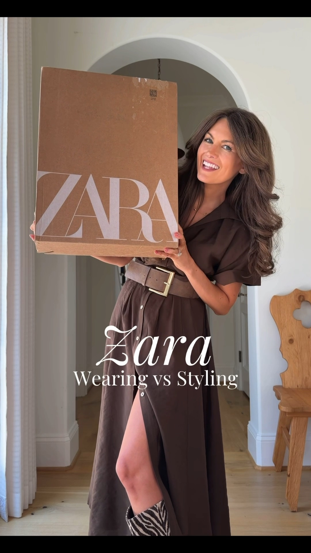 Zara wearing vs styling! Everything is true to size except for the jeans - size up one size in those! 🤍

#LTKgrwm