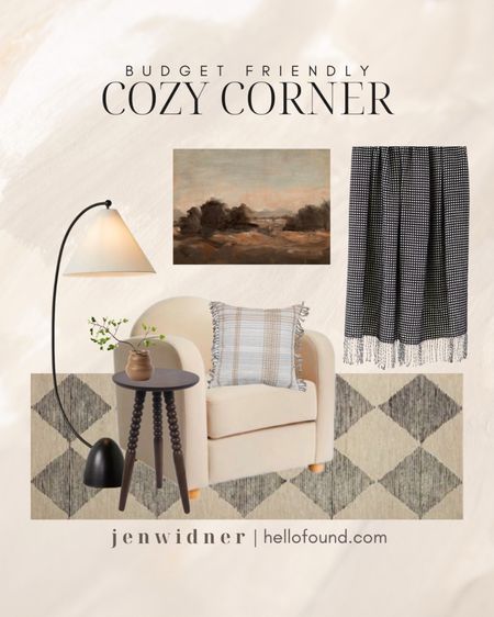 Snag some of these cyber deals and get this cozy corner!

Floor lamp. Accent table. Rug. Tassel throw. Wall art. Throw pillow. Wavy vase. Accent chair. Walmart. Target. Wayfair. Mcgee & Co. Urban Outfitters. 

#LTKCyberweek #LTKhome #LTKsalealert