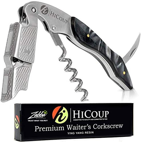 Hicoup Wine Opener - Professional Corkscrews for Wine Bottles w/Foil Cutter and Cap Remover - Man... | Amazon (US)