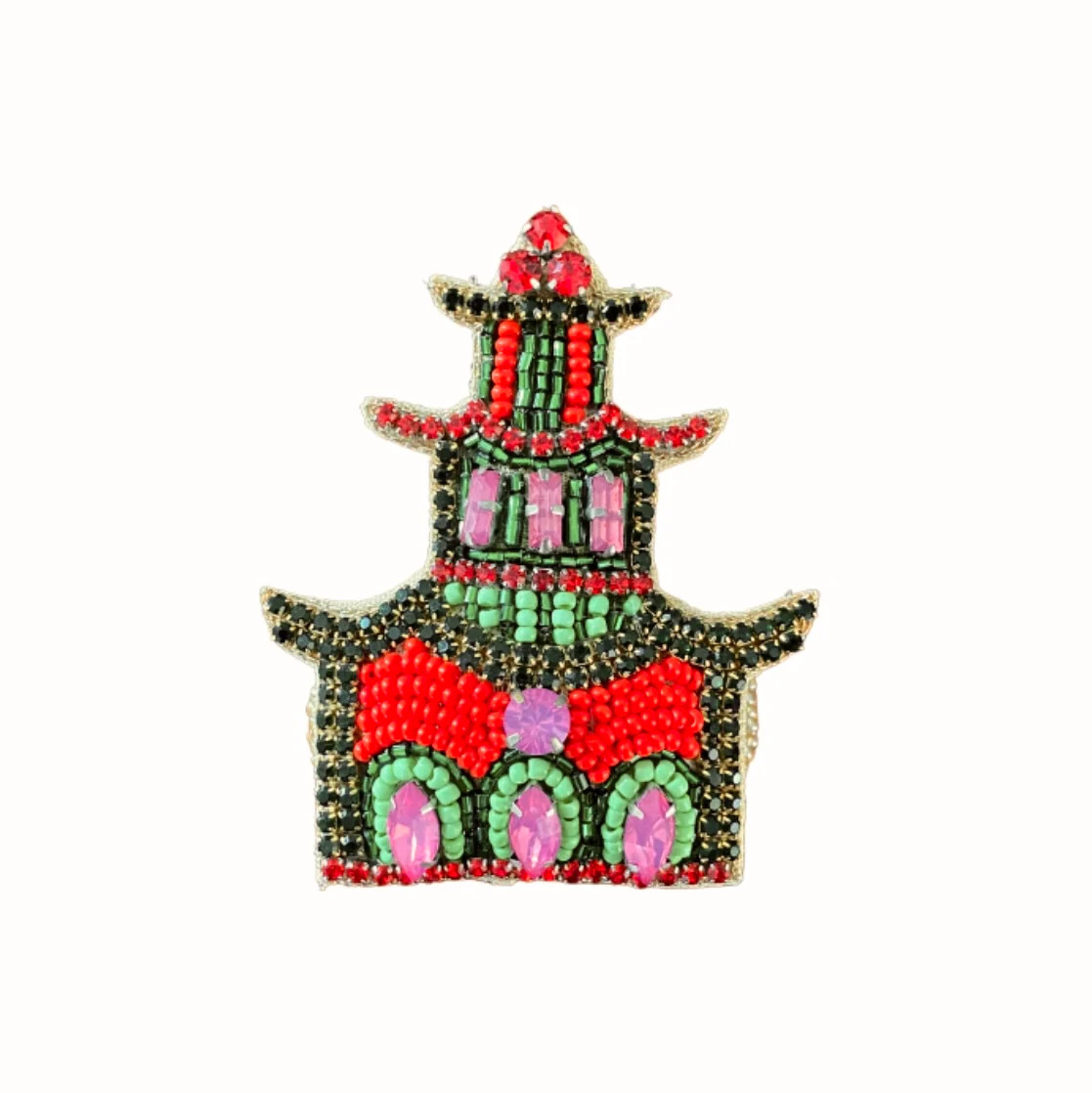 Holiday Pagoda Napkin Ring | Beth Ladd Collections