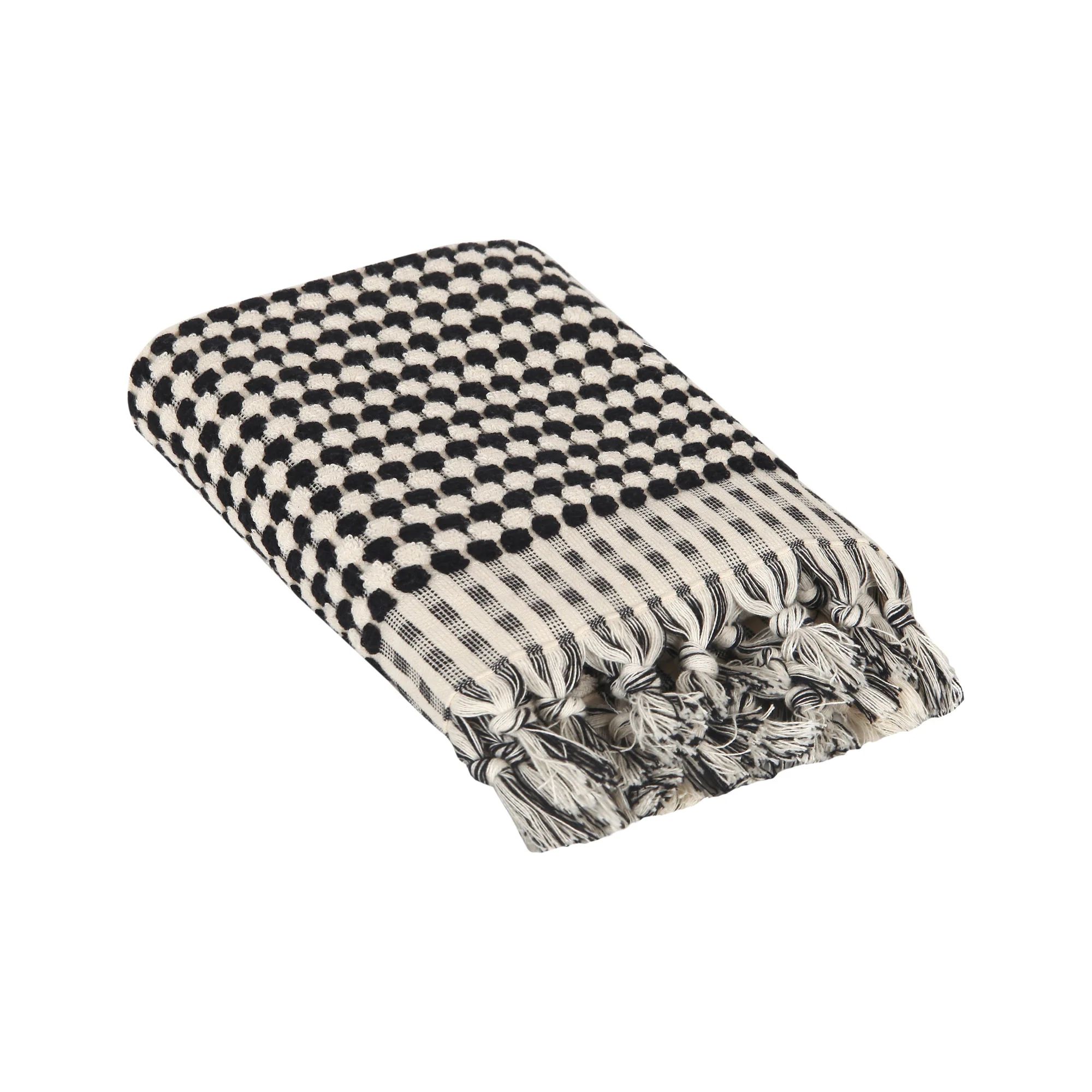 Dots Turkish Terry Hand Towel | Olive and Linen LLC