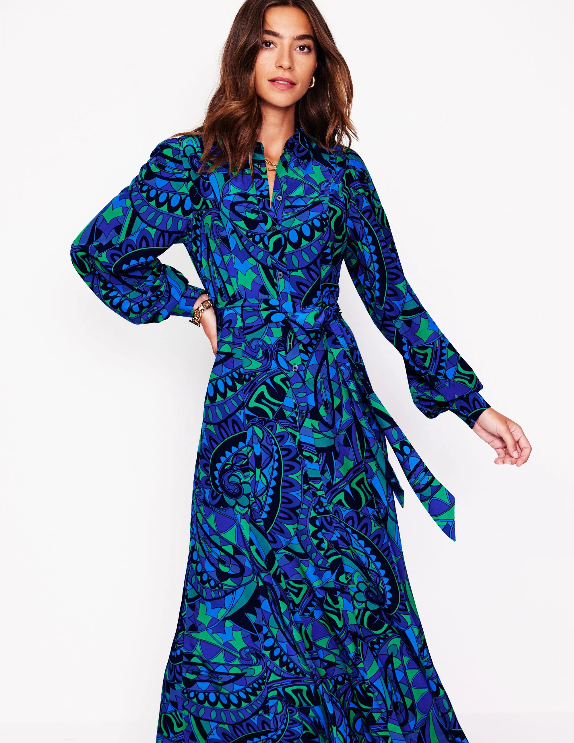 Blue, Kaleidoscopic Paisley | Boden (US)